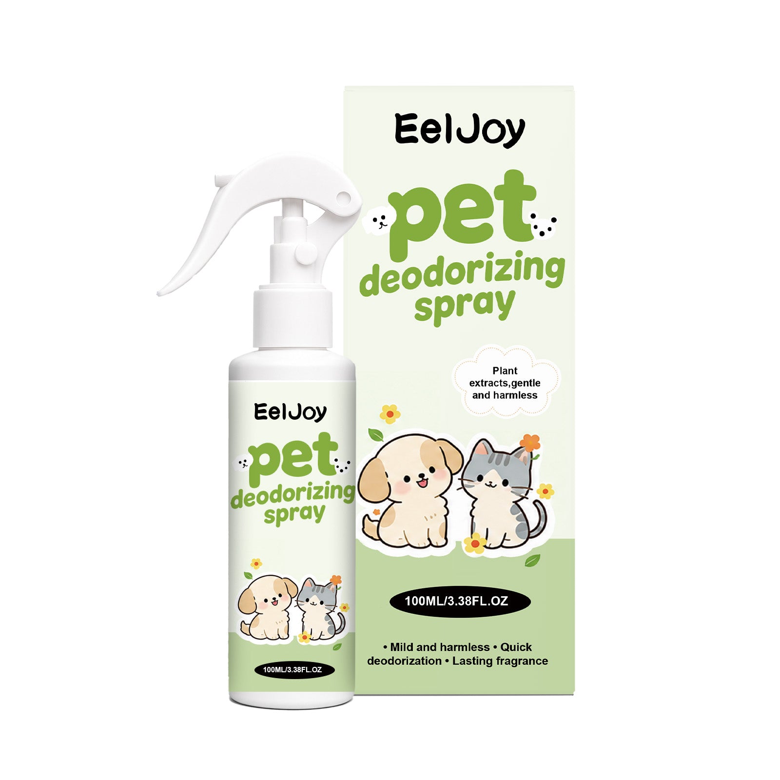 Spray désodorisant pour animaux de compagnie