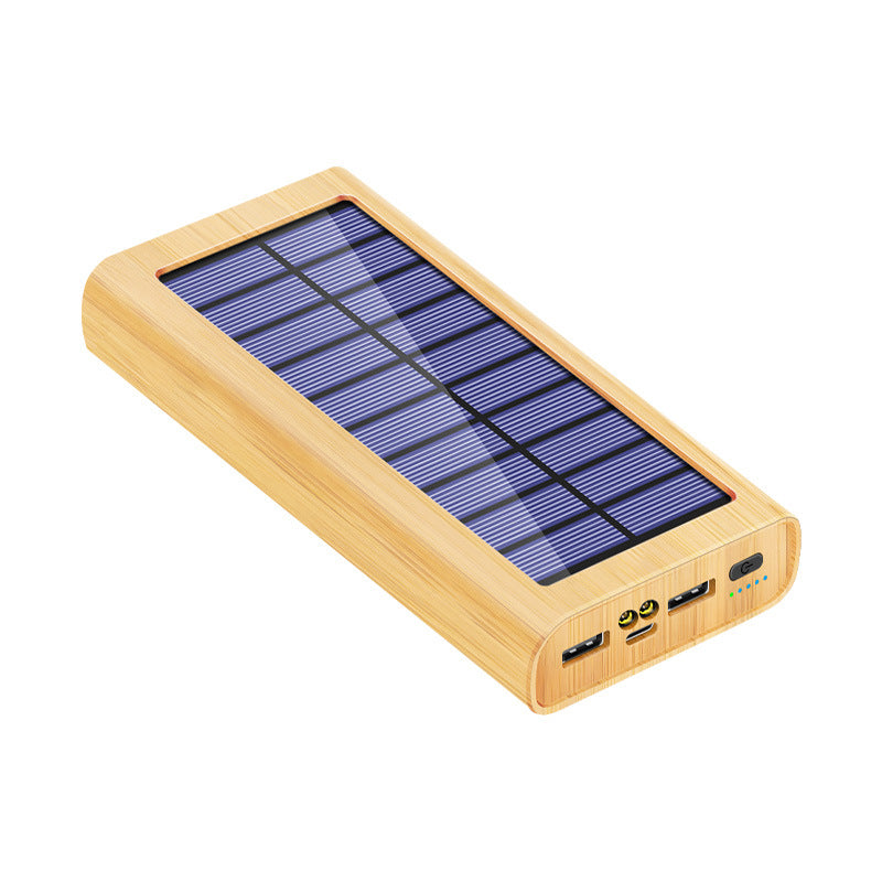 Chargeur portable d'extérieur avec éclairage LED à énergie solaire