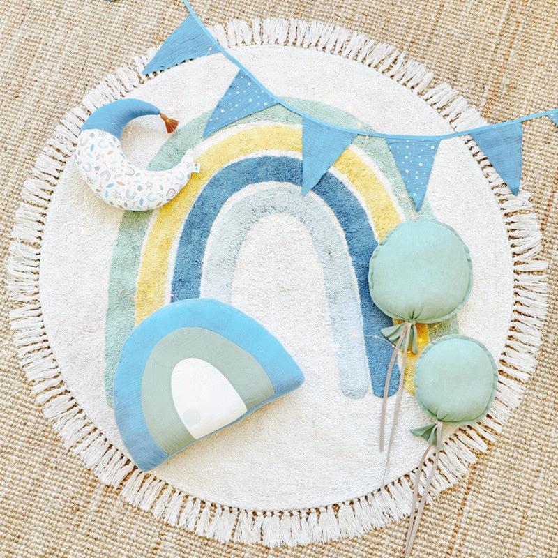 Tassel Carpet rond pour la chambre des enfants