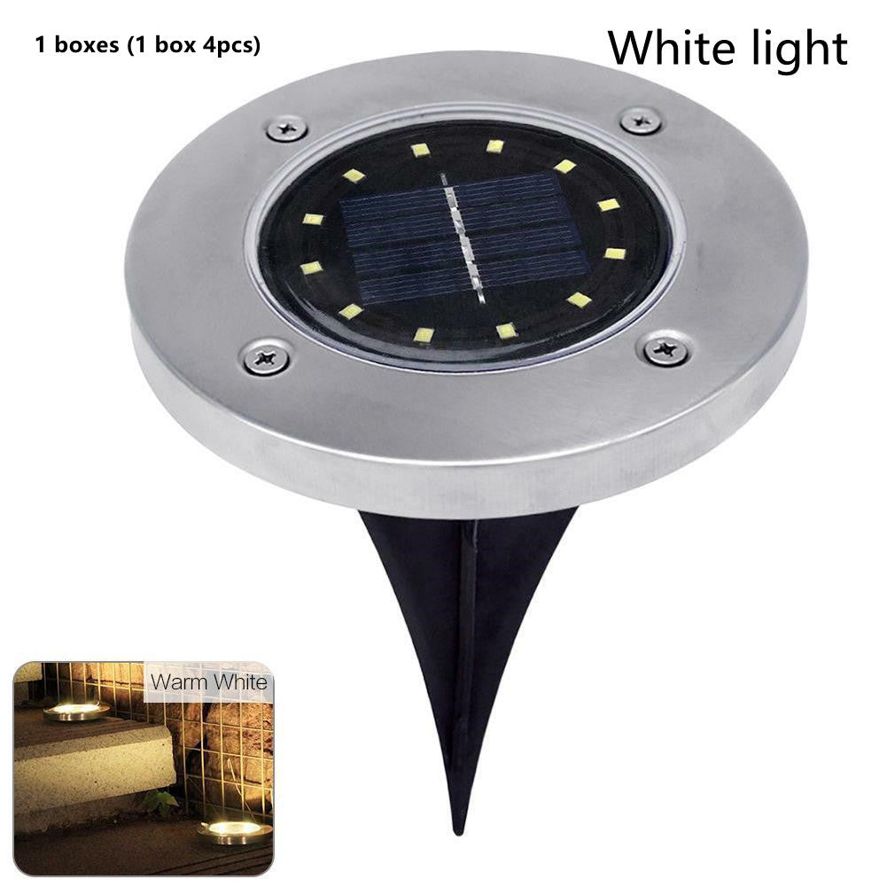 12Lumière solaire souterraine de lumière solaire LED
