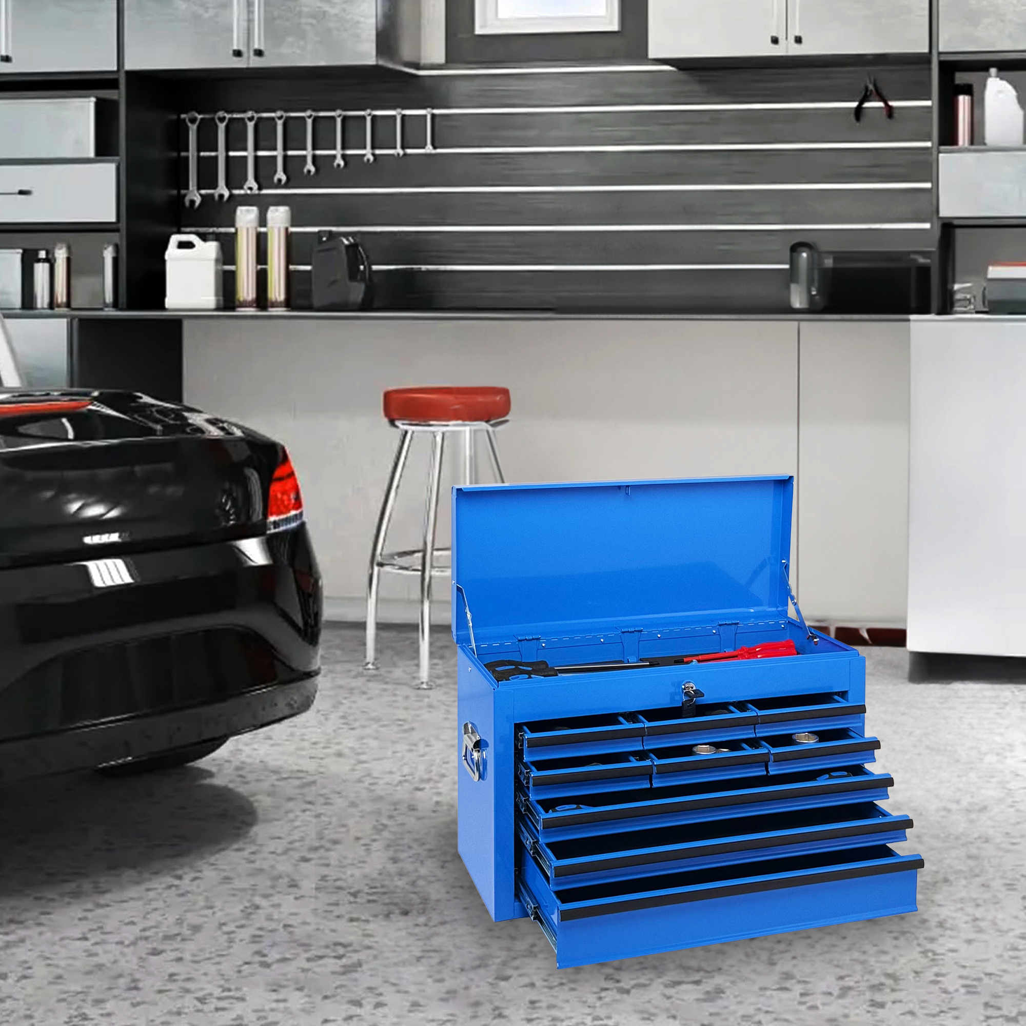 Boîte à outils en métal lourd