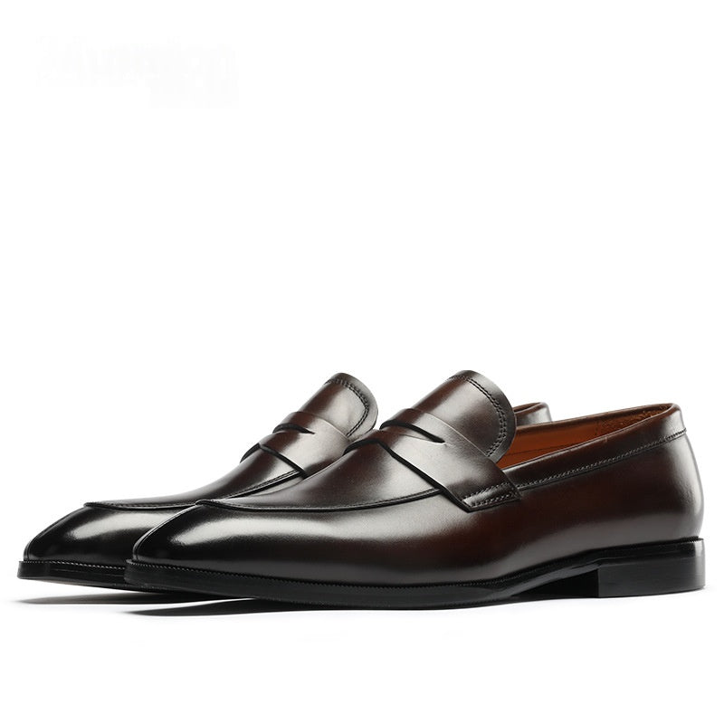 Hommes Casual cuir Slip sur les chaussures tendance pour l'été