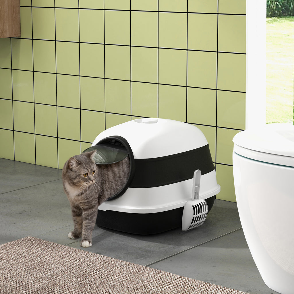 Litière pliable pour chat avec lit