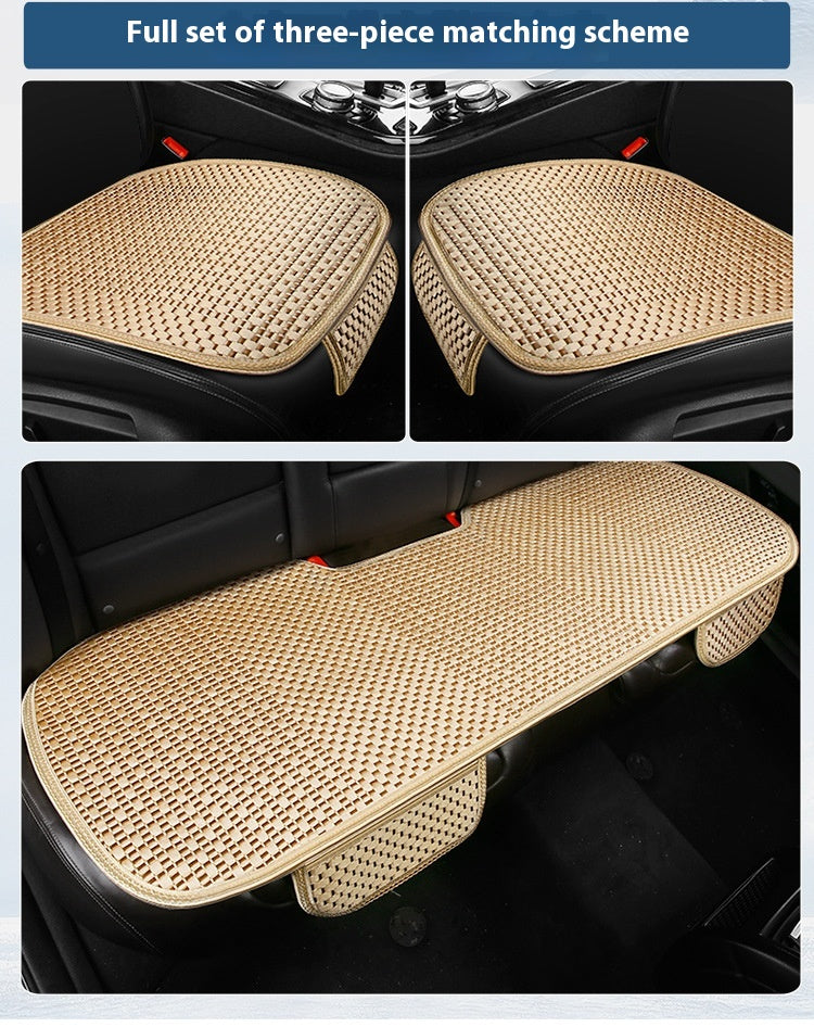 Coussin d'été minimaliste de siège de voiture en soie de glace