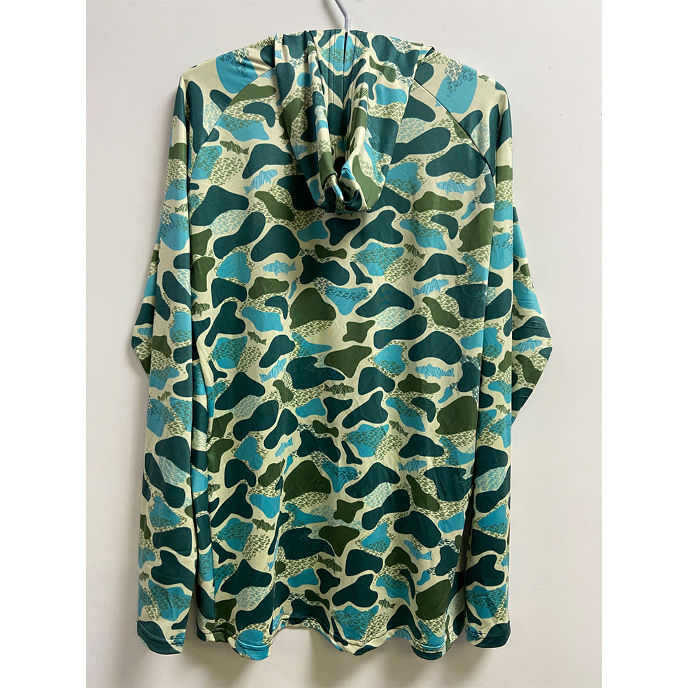 Pêche Hoodie UPF 50 anti UV Sailing Shirt Surf d'été Hommes Long Sleeve Hunting Jersey