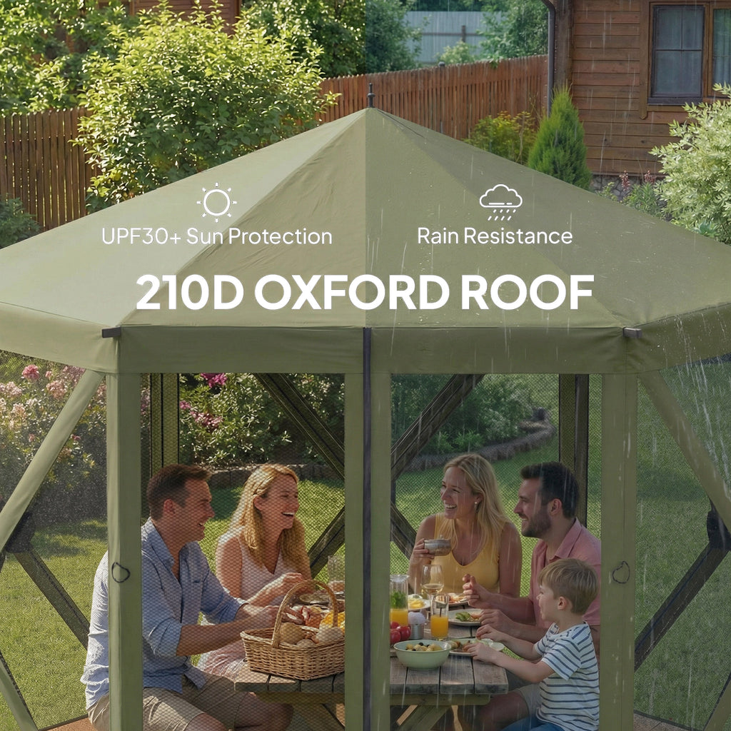 10 x 11 ft Tente d'écran Pop Up Gazebo