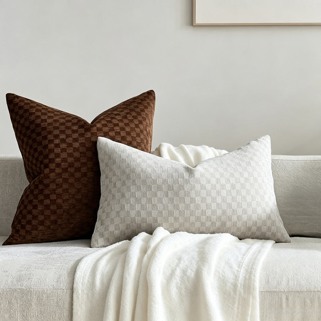 Solid Color Three-Dimensional Cushion Cover for Small Throw Pillow