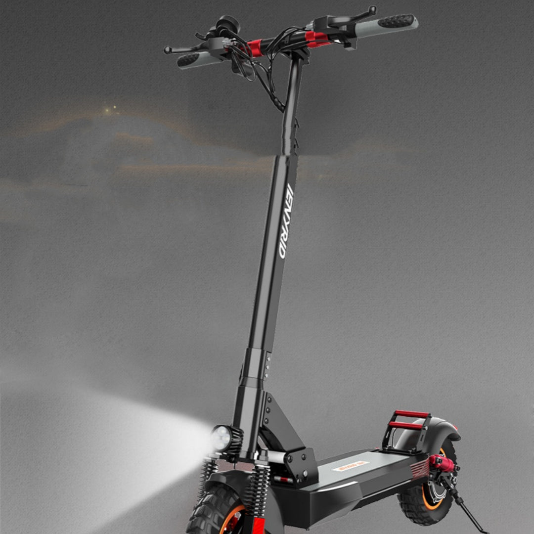 Double amortisseur Scooter Scooter Portable Pliage