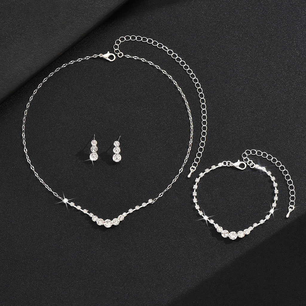 Collier à chaîne en strass brillant