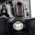 Chrome phares compatibles avec Kenworth T680 2013-2021 Ampoules incluses côté conducteur