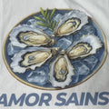 Motif brodé imprimé à manches courtes