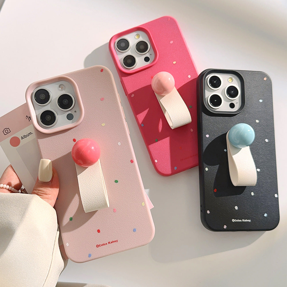 Dopamine 13 Silicone 12 Boîtier de téléphone à anneaux fixés