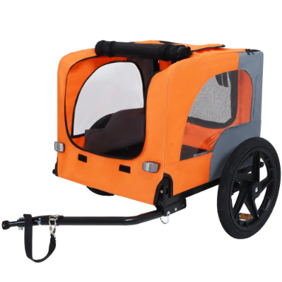 Remorque de vélo pour animaux de compagnie robuste Utdoor avec tout terrain de 16 pouces Roues & universelles