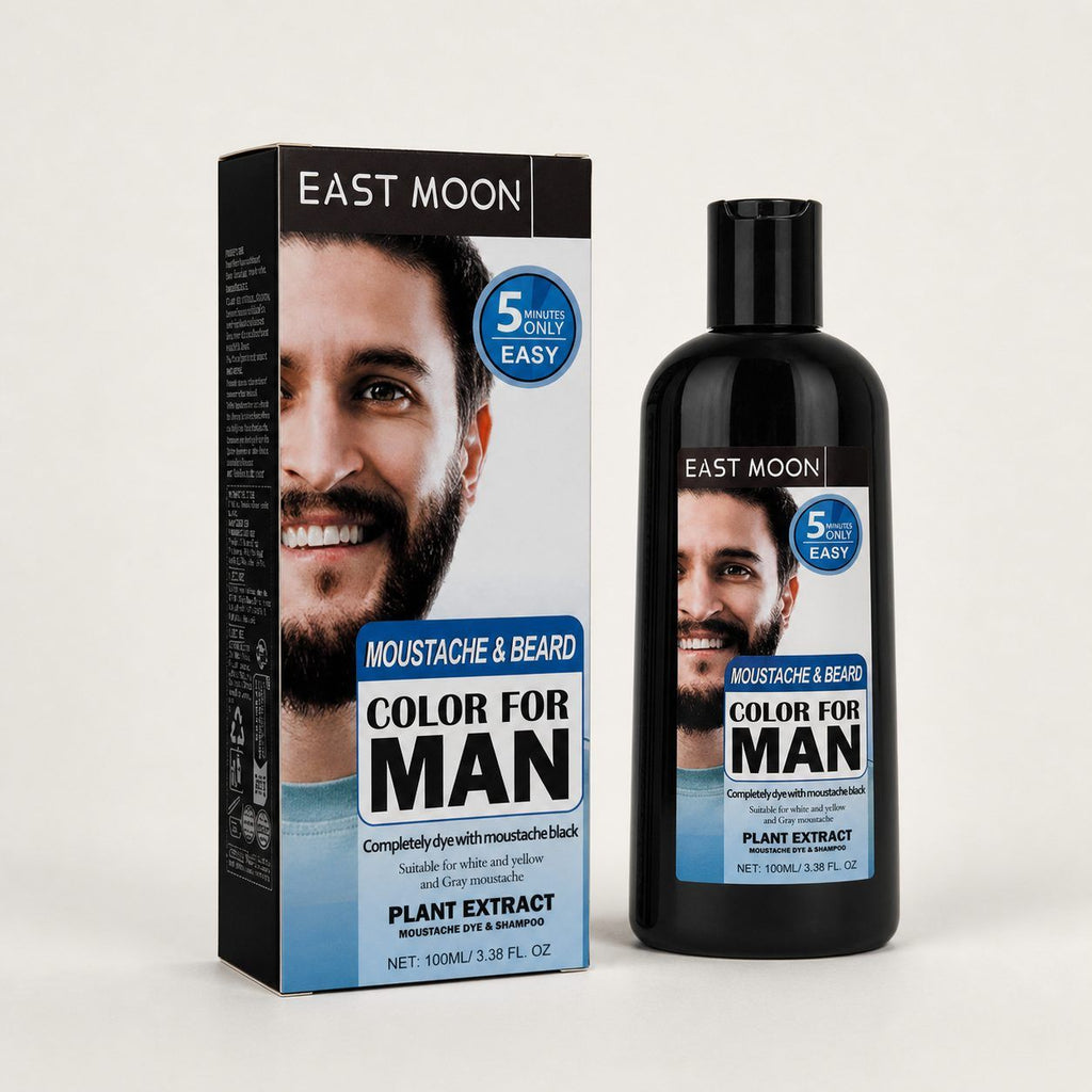 Shampooing de couleur des cheveux de la barbe de MOON EST