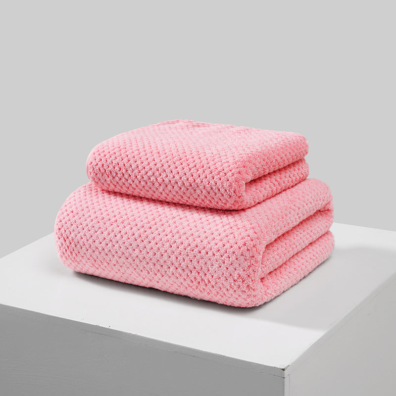 Serviette de bain douce à l'ananas de couleur polaire