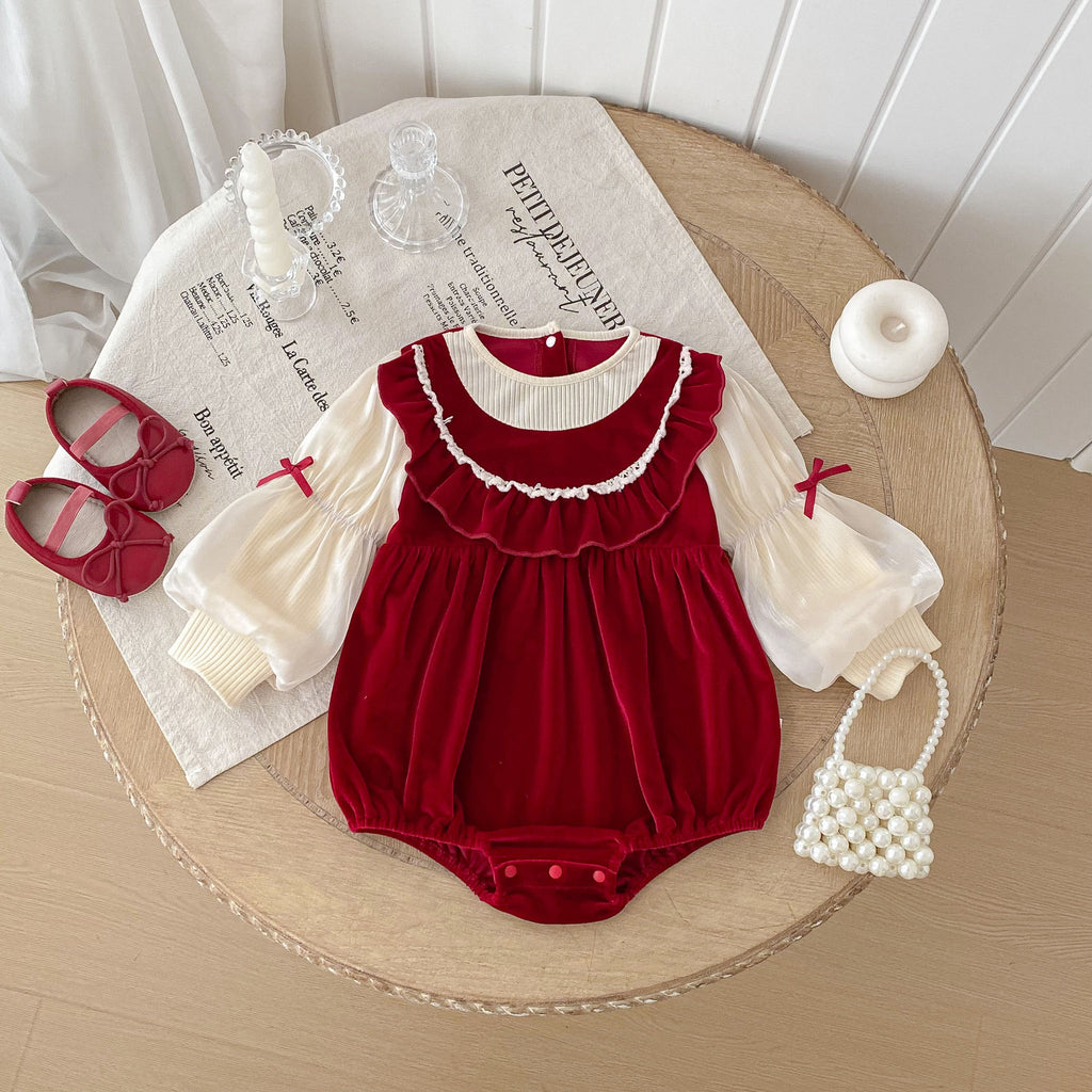 Maillot de saut en col rond bébé