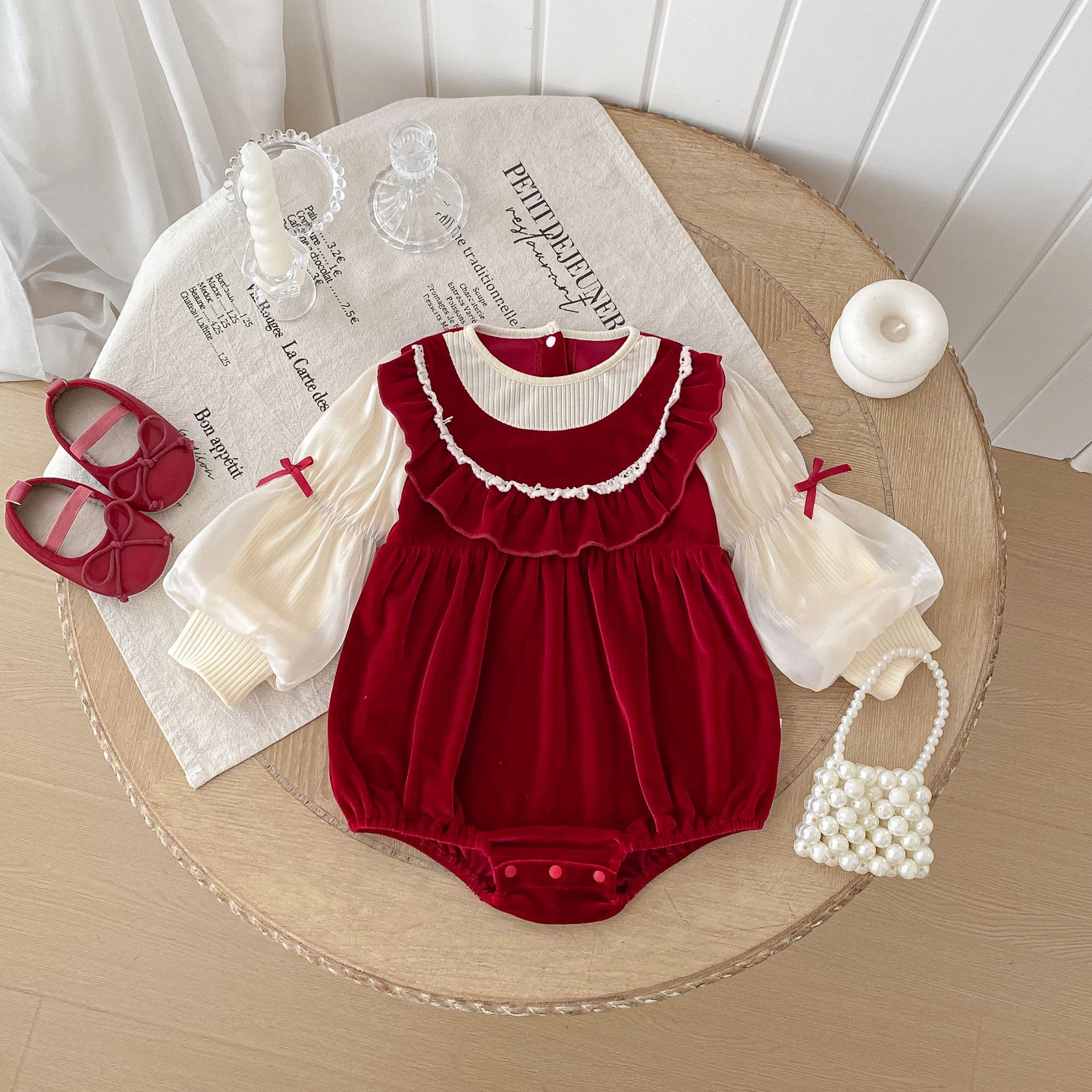 Maillot de saut en col rond bébé