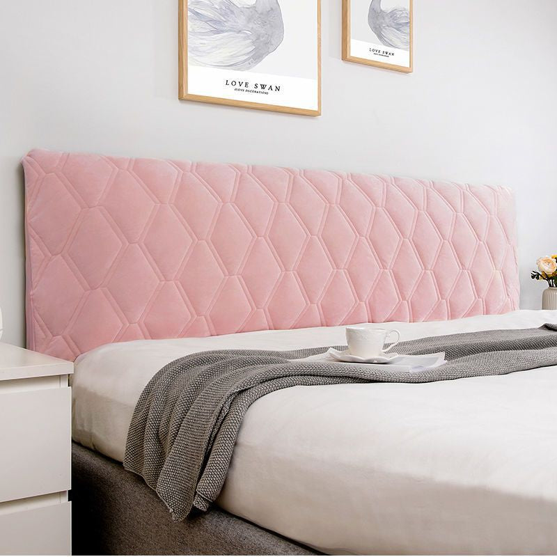 Tissu tout inclus Soft rembourré Protection tête de lit en bois