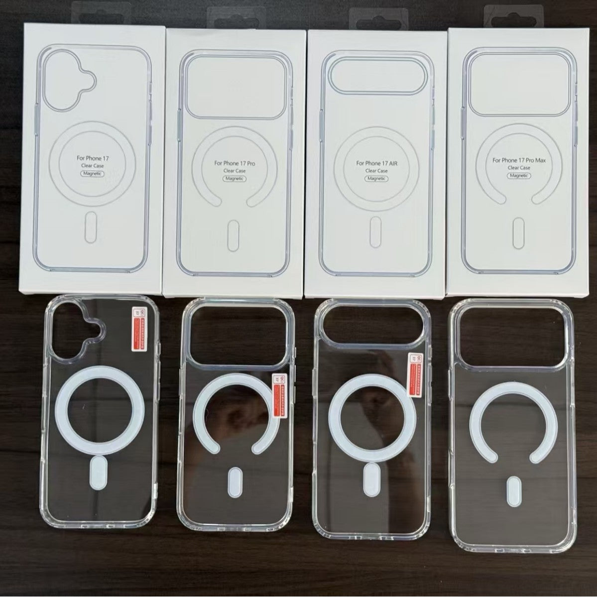 Étui de protection transparent pour téléphone acrylique