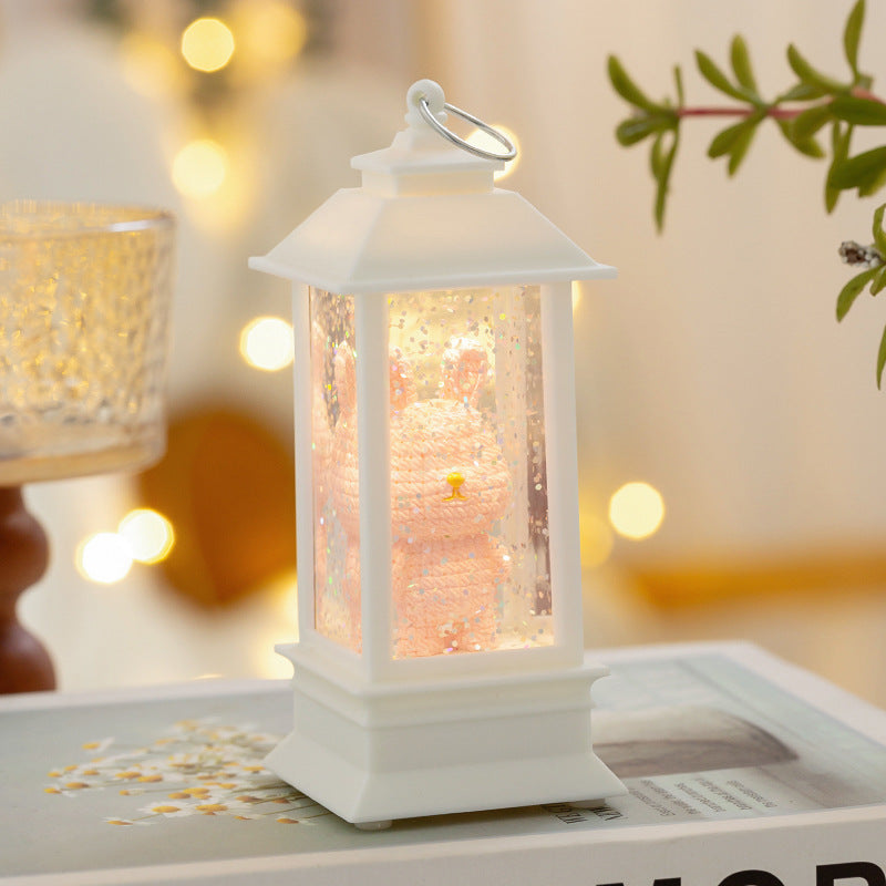 Creative LED injection d'eau Décorations romantiques Lampe de nuit cadeau de la Saint-Valentin pour fille
