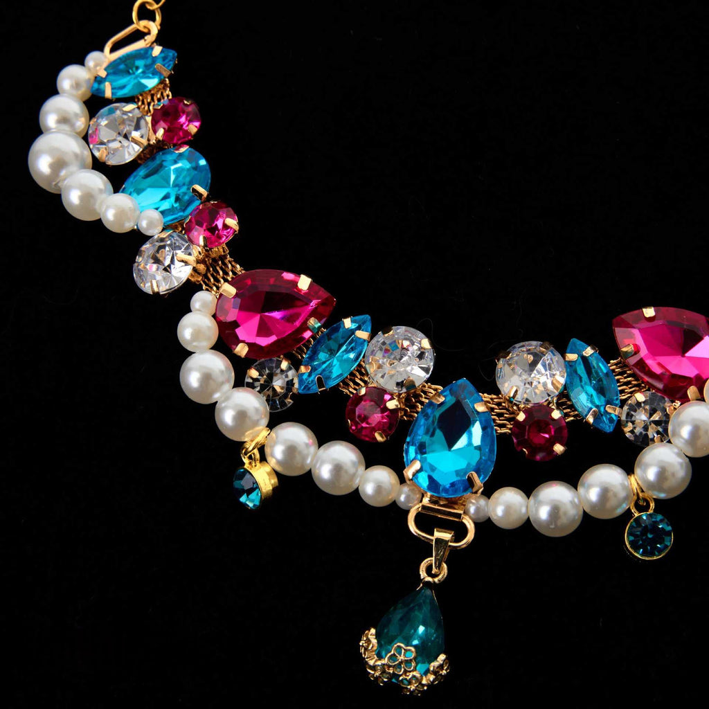 Collier en Strass Gemme de luxe Cat et collier de chien