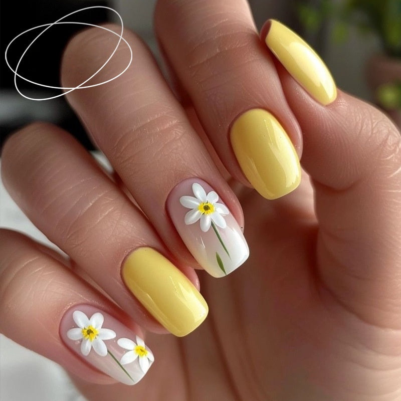 Astuce d'ongle terminée Wearable Court Square