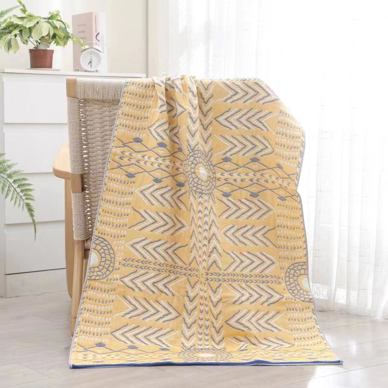 Serviette de bain en coton Gauze à quatre couches