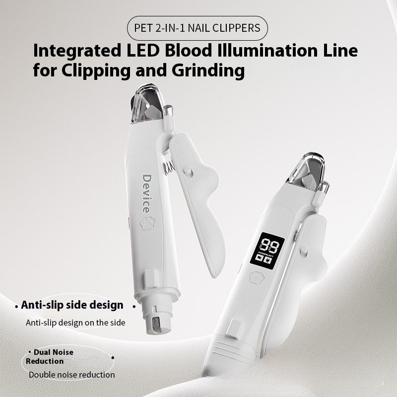Led Light Cat Position anti-sang Dispositif de perçage des ongles