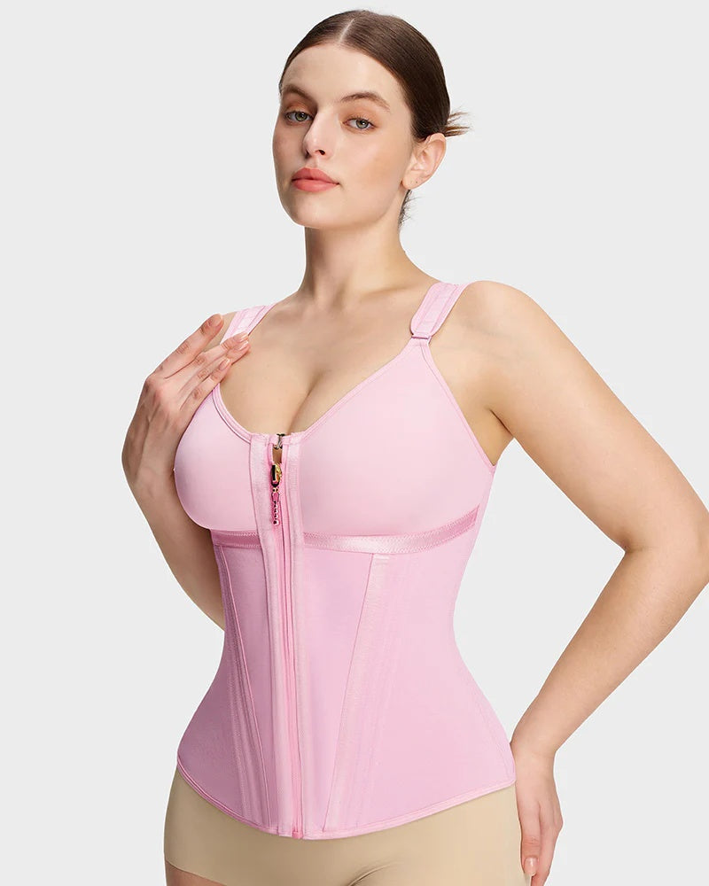 Double-Layer Tummy Control Waist Shaper Girdle avec Bra