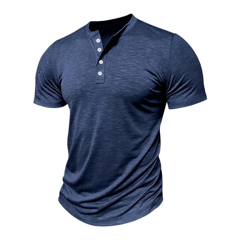 T-shirt pour homme Henley Shirt Amazon Top