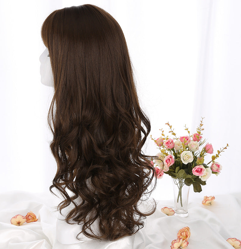 Perruque à cheveux bouclés