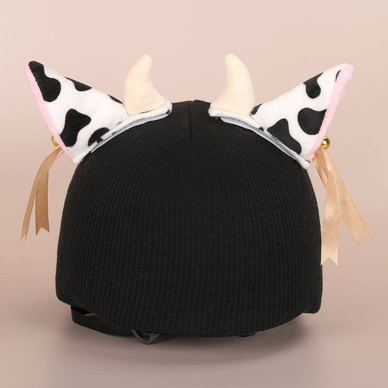 Mignon casque de dessin animé et couverture de chapeau