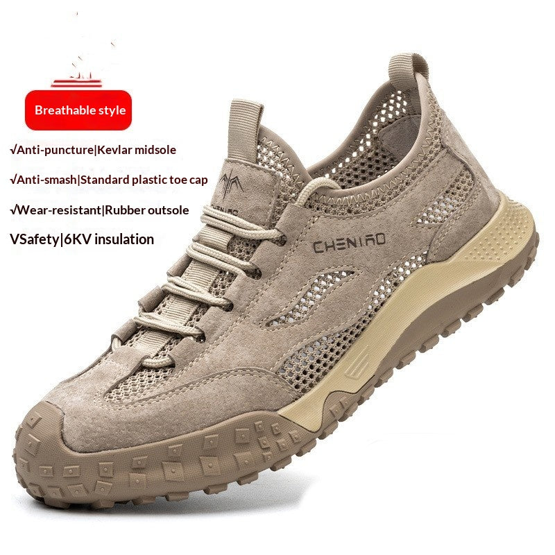 Chaussures d'assurance-travail pour les hommes sont résistants à la smash