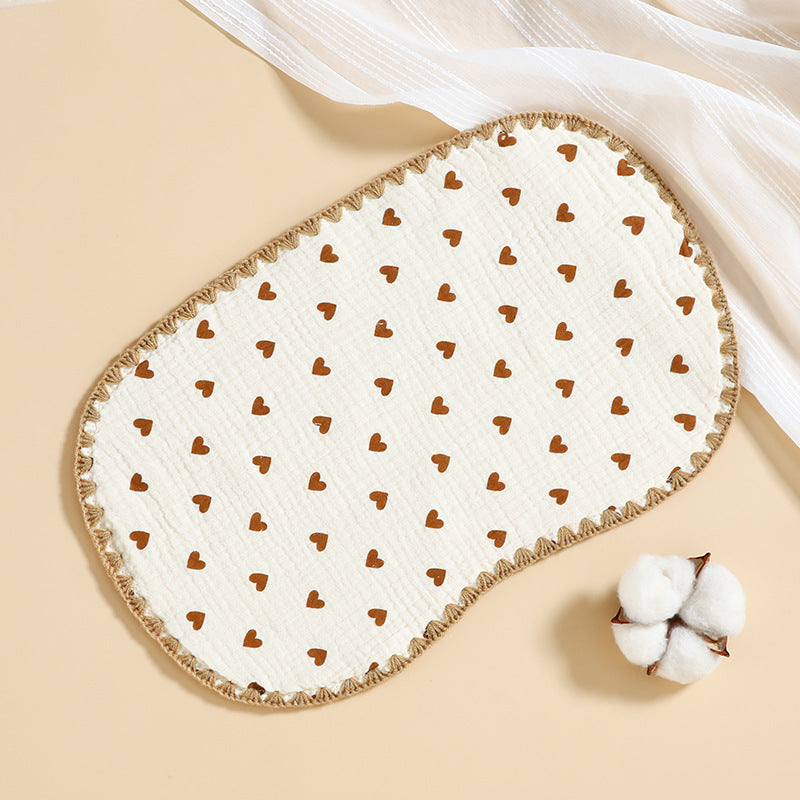 Oreiller plat en coton 10 couches bébé nouveau-né