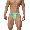 Sexy Low Waist High Fork Slips pour hommes Soie glacée ultra fine