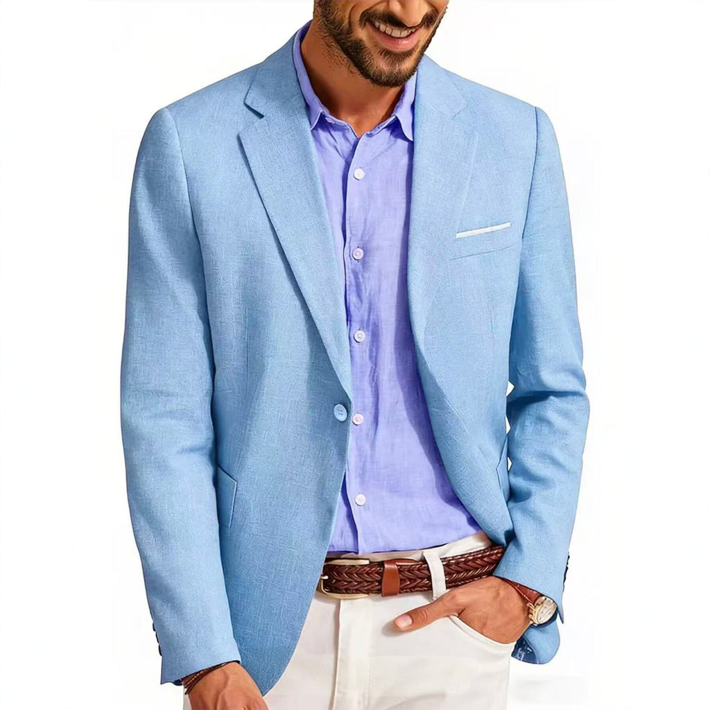 Veste à taille unique pour hommes casual Blazer