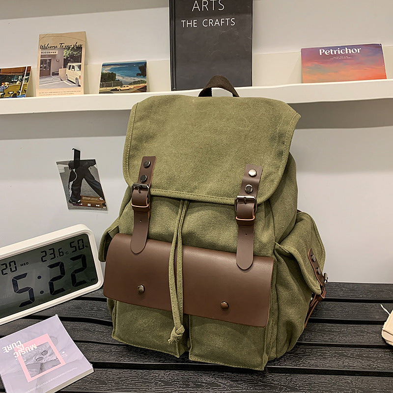 Fashion Personality Canvas Sac à dos homme