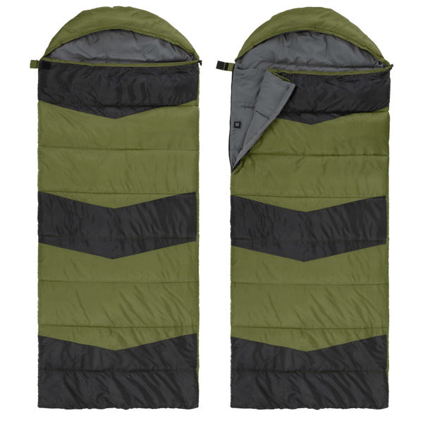 Sac de couchage chauffant rectangulaire