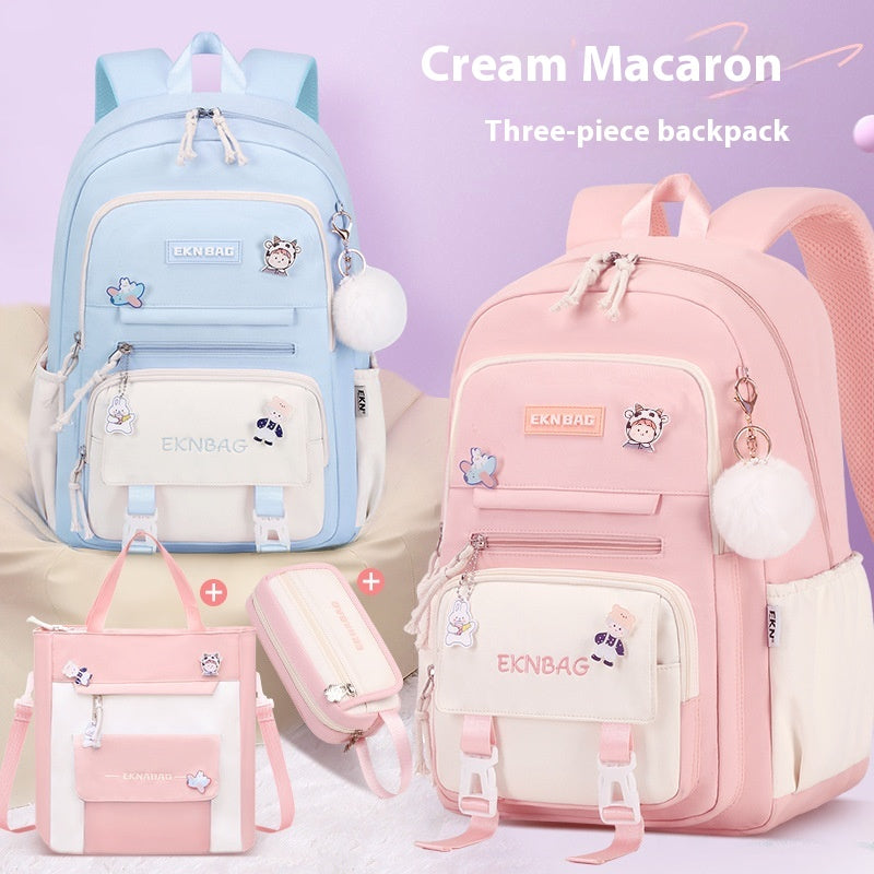 Enfants étudiants Sacs scolaires Filles Sac à dos imperméable