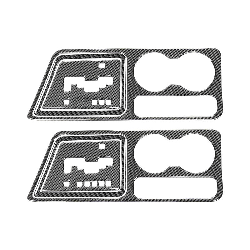 Challenger Carbon Fiber Center Console Cup Holder Sticker décoratif