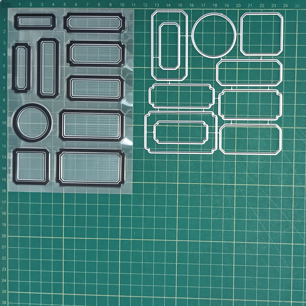 Label Contour Silicone Transparent Timbre