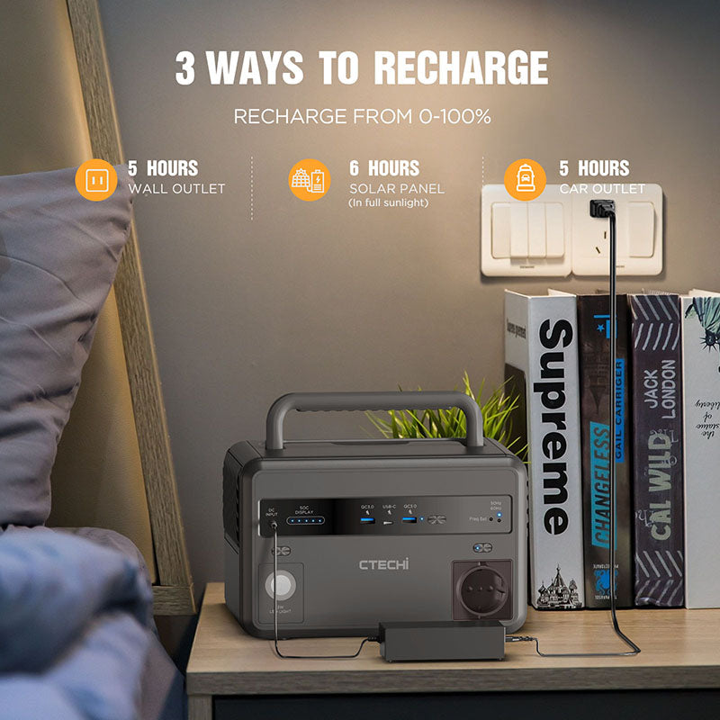 Alimentation mobile d'extérieur 220V Stockage d'énergie de secours portable