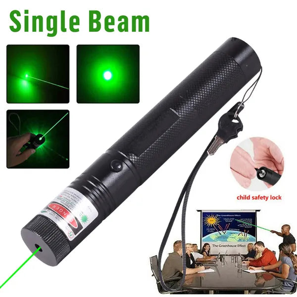 Assassin Green Laser Pointer Visible Lazer & Battery & Charger 1mW