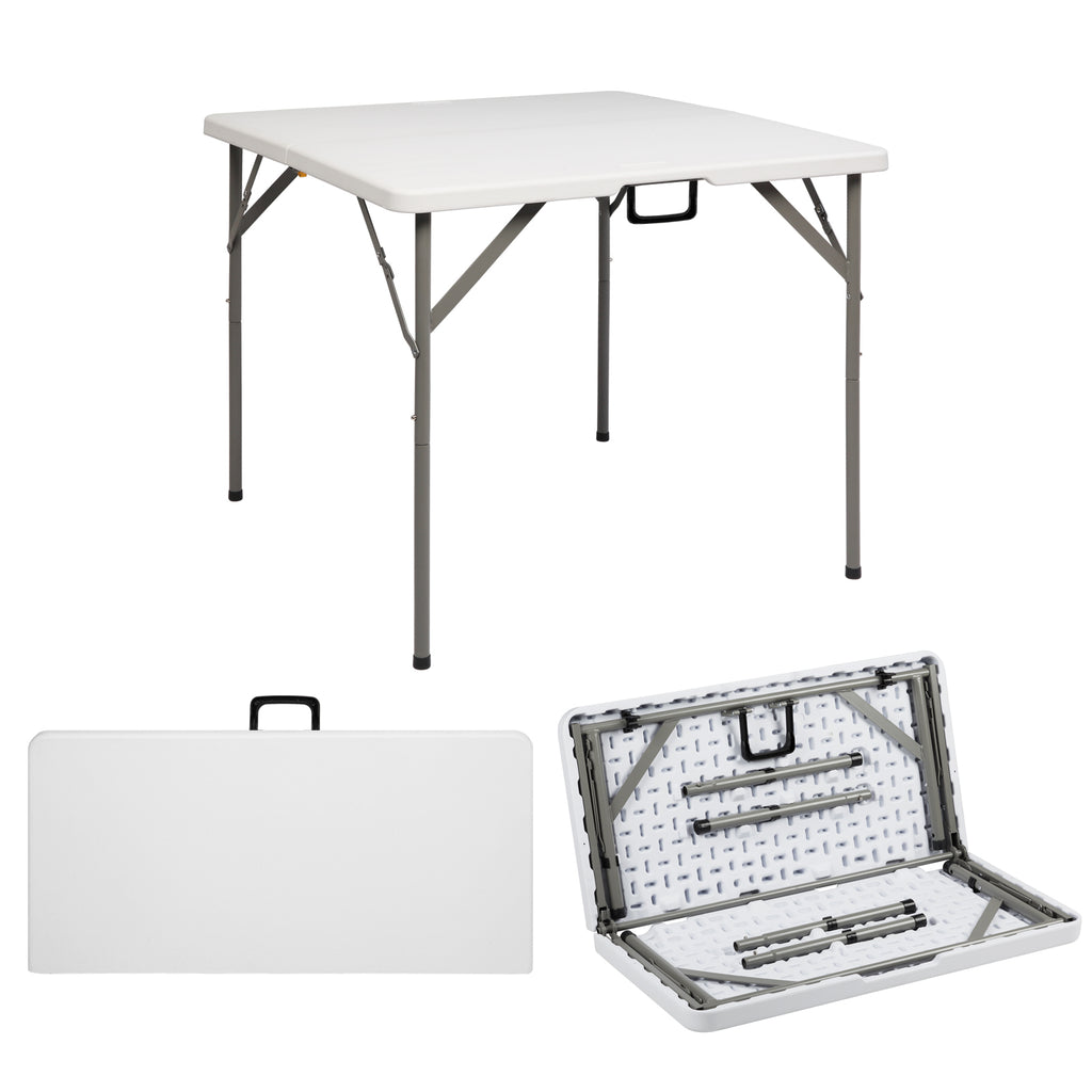 Table carrée pliable de 34 pouces