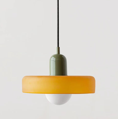 Simple Chandelier Creative Cream Style salon lampe en verre moderne