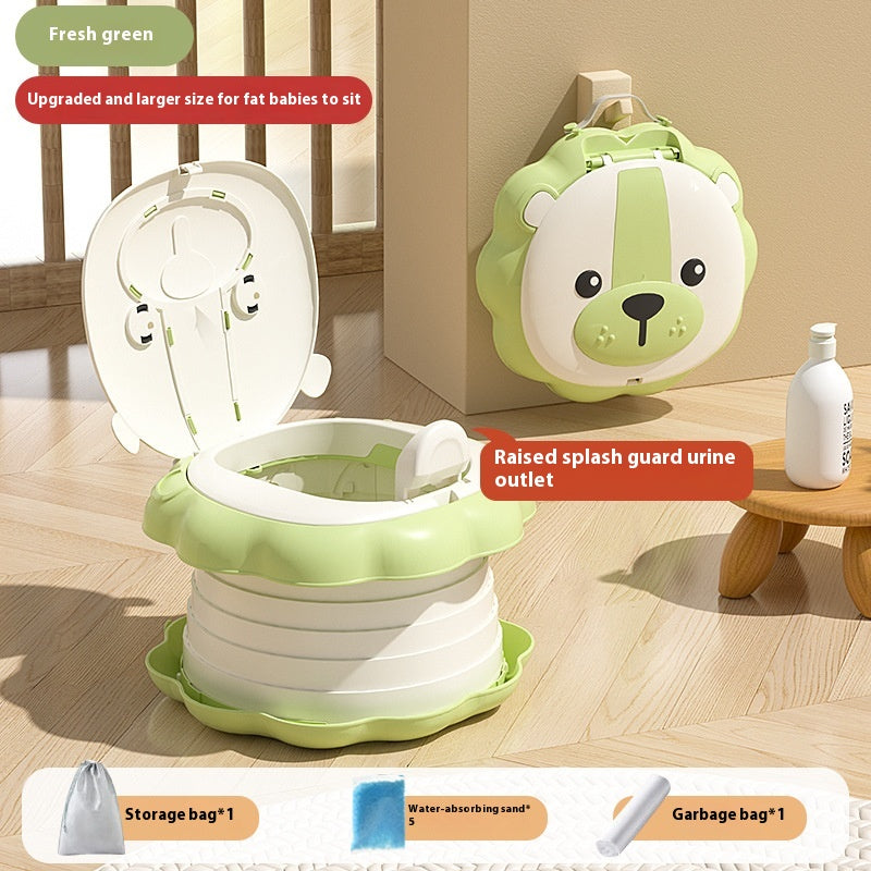 Toilettes pliantes pour enfants Portable Urinal Urinal Petit Garçon Bébé fille Voiture Voyage Toilette