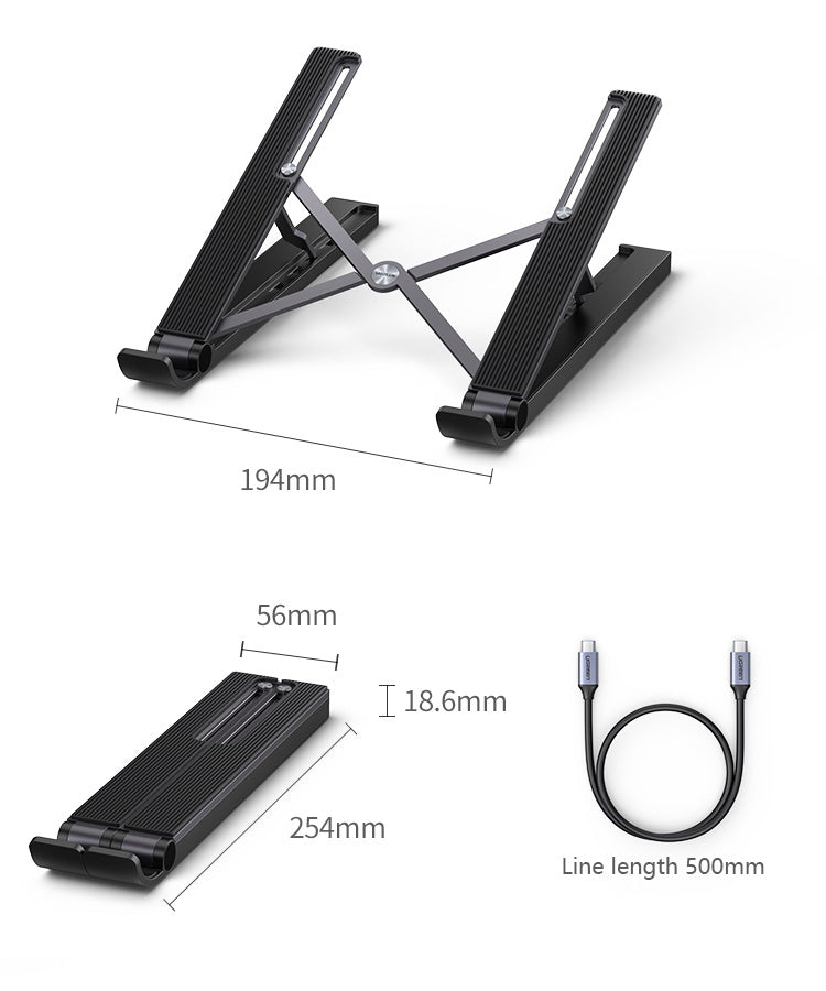 Support pour ordinateur portable Support de bureau Rack de refroidissement