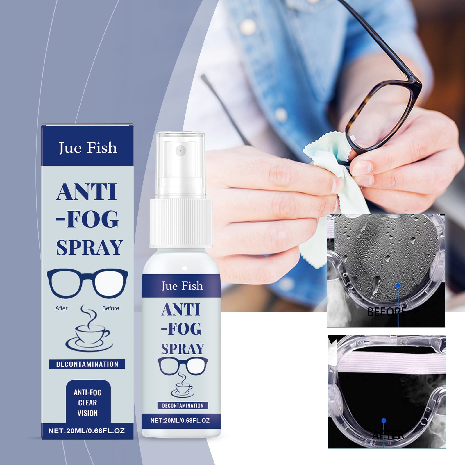 Spray anti brouillard 20ml-1box