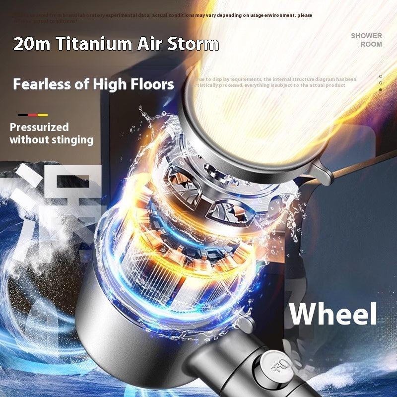 Super Turbine Air Supercharged douche Head