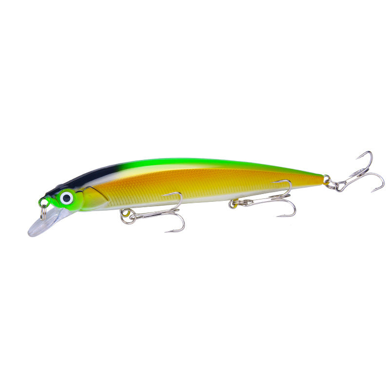 Bâton de lure 14cm de long jet de plomb bloc flottant d'eau Minnow